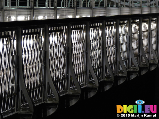 FZ011505 Railing of Clifton Suspension bridge, Bristol